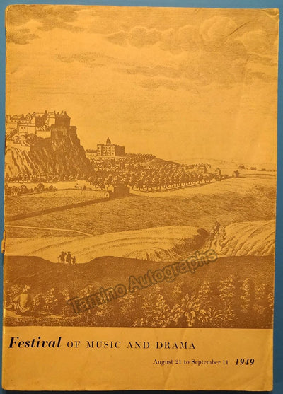 Beecham - Barbirolli - Bloch & Many Others - Edinburgh Festival 1949