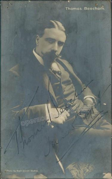 Beecham, Thomas - Signed photo