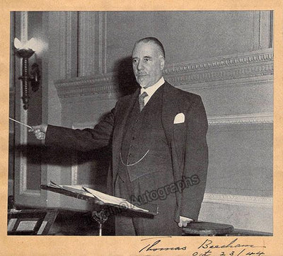 Beecham, Thomas - Signed Photo 1944