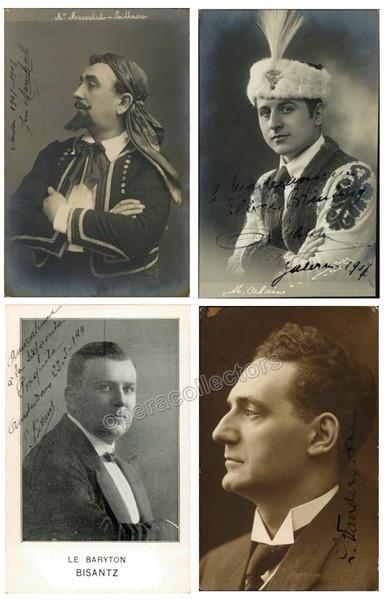 Belgian Singers - Group Lot of 10 Vintage Autographs - Tamino