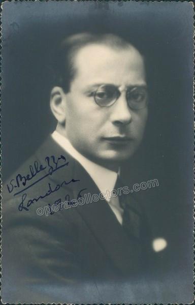 Bellezza, Vincenzo - Signed Photo