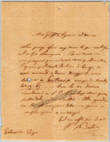 Bellini, Vincenzo - Autograph Letter Signed 1834 (repaired)
