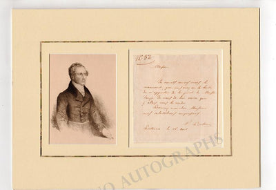 Bellini, Vincenzo - Autograph Note Signed & Print