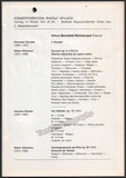 Benedetti Michelangeli, Arturo - Program Lot 1969-1985