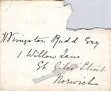 Benedict, Julius - Autograph Letter & Note Signed 1880