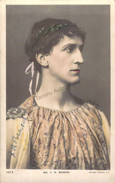 Benson, Francis Robert - Signed Photograph
