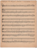 Berezowsky, Nicolai - Autograph Music Manuscript 1944