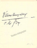 Berg, Alban - Signed Album Page