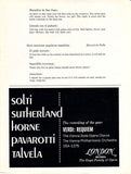 Berganza, Teresa - Signed Program Carnegie Hall, New York 1968