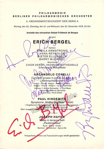 BERGEL, Erich - ARMSTRONG, Sheila - REYNOLDS, Anna - ELLENBECK, Dieter - McDANIEL, Barry