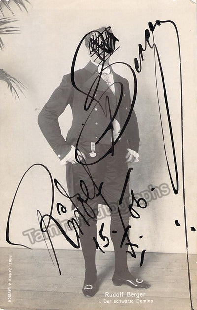 BERGER, Rudolf