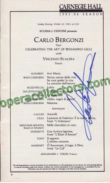 BERGONZI, Carlo