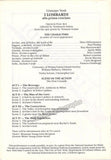 Bergonzi, Carlo - Millo, Aprile - Plishka, Paul - Queler, Eve - Signed Program 1986