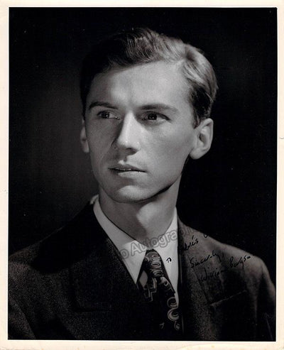 Bergsma, William - Signed Photo 1949