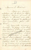 Beriot, Charles de - Autograph Letter Signed 1867 + Photo
