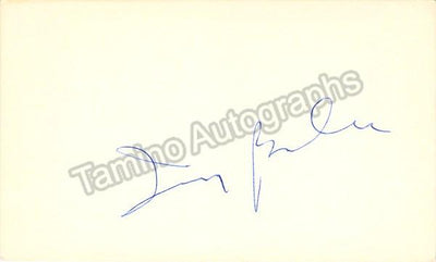 Berlin, Irving - Signature on Card