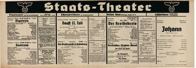 Berlin Staats-Oper - Lot of 51 Playbills 1941-1944