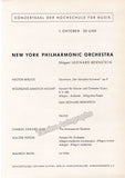 Bernstein, Leonard - Berliner Festwochen Concert with New York Philharmonic 1959