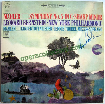 Bernstein, Leonard - Mahler´s 5th Symphony signed record