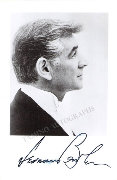 Bernstein, Leonard - Signed Photo