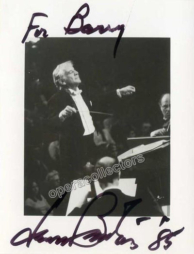 Bernstein, Leonard - Signed Photo