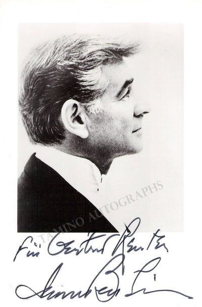 Bernstein, Leonard - Signed Photo