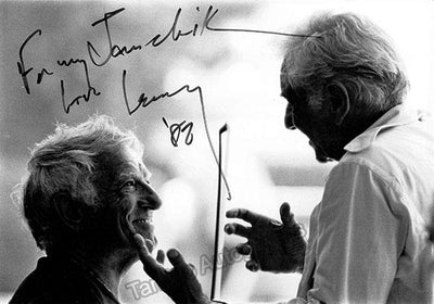 Bernstein, Leonard - Signed Photo in Rehearsal 1982
