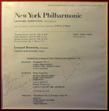 Bernstein, Leonard - Signed Program, World Premiere of David Diamond´s Piano Concerto