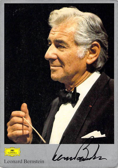 Bernstein, Leonard - Signed Promo Photo
