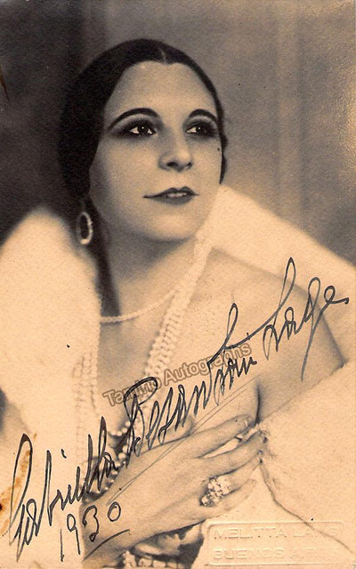 Gabriella Besanzoni Autographs – Tamino