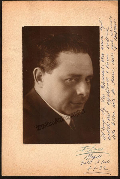 Bettoni, Vincenzo - Large Signed Photo 1932