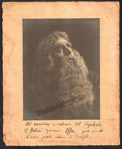 Bettoni, Vincenzo - Large Signed Photo in Parsifal
