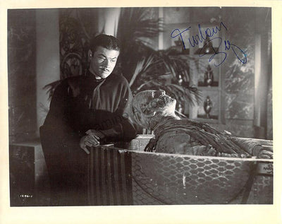 Bey, Turhan - Signed Photo in "The Mummy's Tomb"