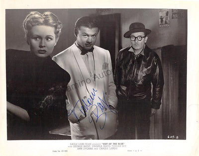 Bey, Turhan - Signed Photo in "Out of the Blue"