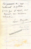Beydts, Louis - Autograph Letter Signed 1927