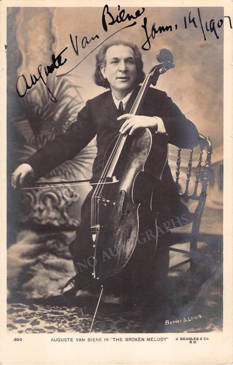 Biene, Auguste van - Signed Photo 1907