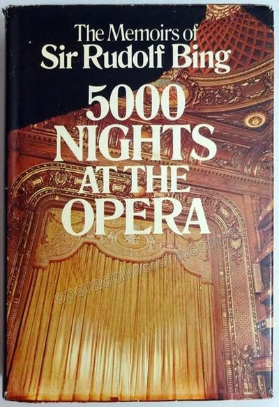 Bing, Rudolf - Signed Book "5000 Nights at the Opera"