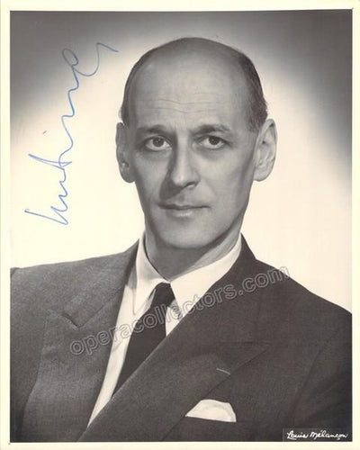 Bing, Rudolf - Signed Photo