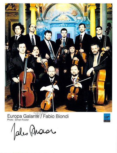 Biondi, Fabio - Signed Photograph