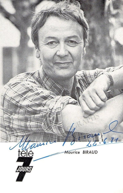 Biraud, Maurice - Signed Photograph