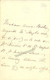 Bishop, Anna - Autograph Letter Signed 1859