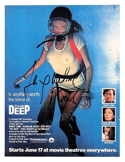 Bisset, Jacqueline - Signed Photo in "The Deep"