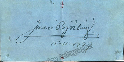 Bjorling, Jussi - Signature Cut 1937