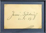 Bjorling, Jussi - Signed Card & Photo 1937