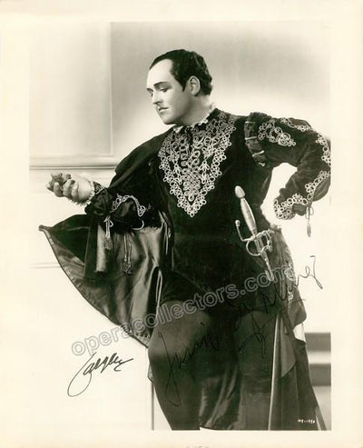 Bjorling, Jussi - Signed photo as Romeo and Program!