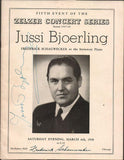 Bjorling, Jussi - Signed Program Chicago 1948