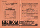 Blech, Leo - Two Opera Programs Berlin 1927-1929