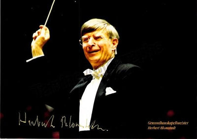 Blomstedt, Herbert - Signed Photo