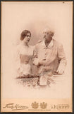 Bobrovoy, Emilia - Signed Cabinet Photo with her Teacher