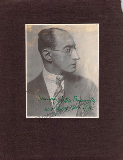 Bodanzky, Artur - Signed Photo 1931